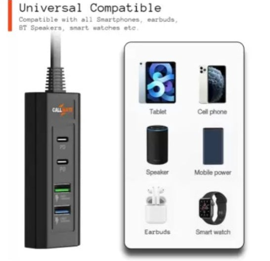 PD Charging Hub - Multi-Port Fast Charging Station