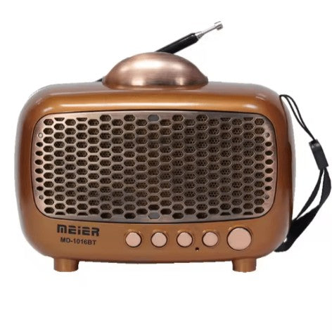 Meier Retro Bluetooth Speaker - Vintage Style Wireless Speaker