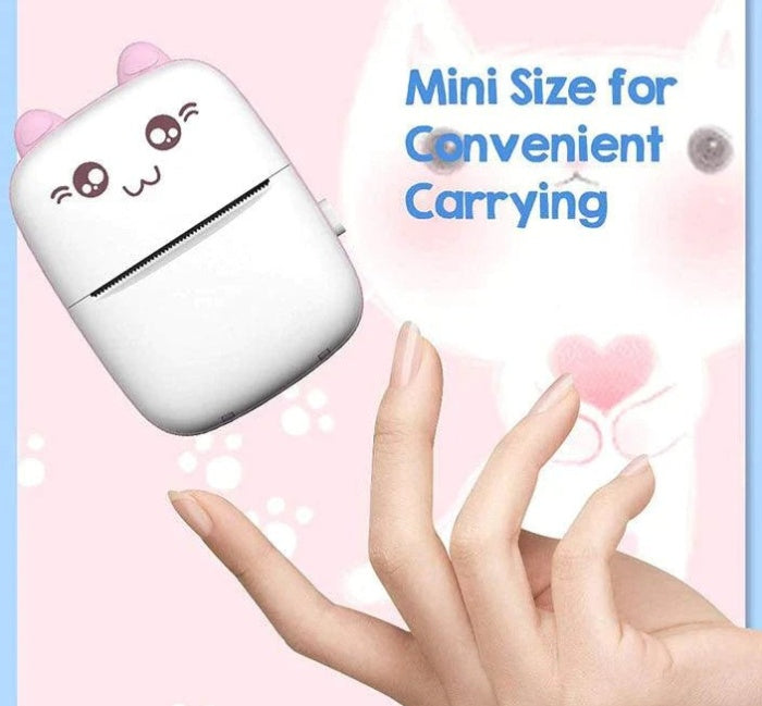 Portable Mini Pocket Printer - Bluetooth Thermal Printer