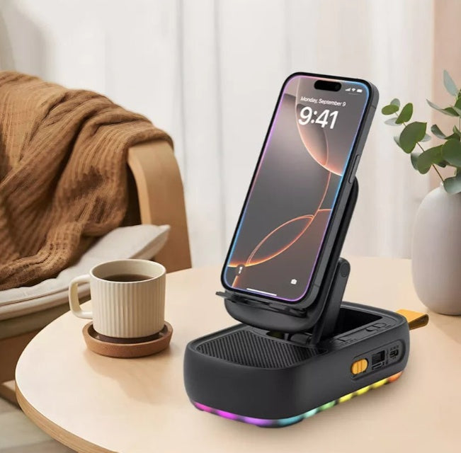 Mobile Holder With Speaker F15 - Phone Stand Bluetooth Speaker