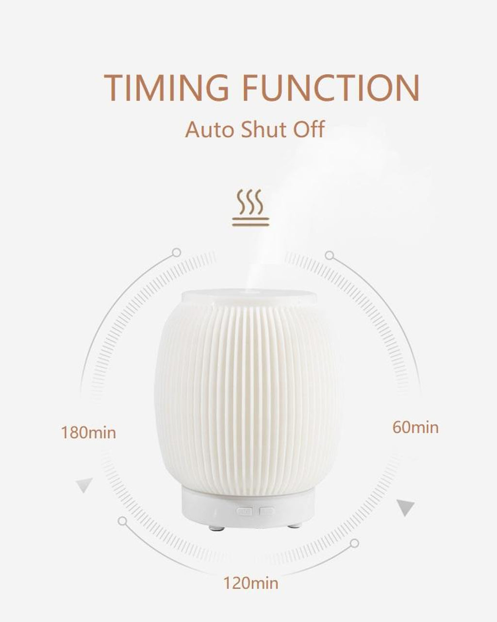 Humidifier Night Light - 2-in-1 Air Humidifier with LED Light