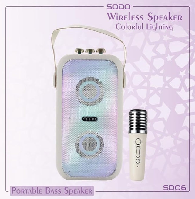 Sodo Wireless Speaker - Portable Bluetooth Speaker with Headphones