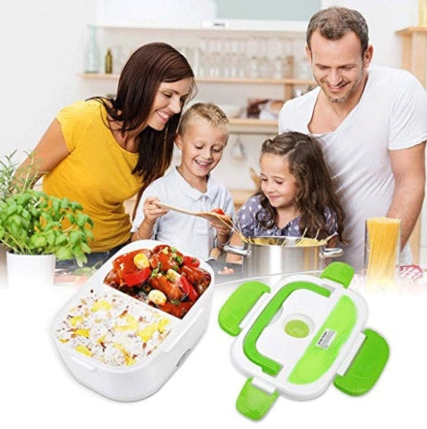 Portable Electric Heater Lunch Box - Dual Voltage Food Warmer