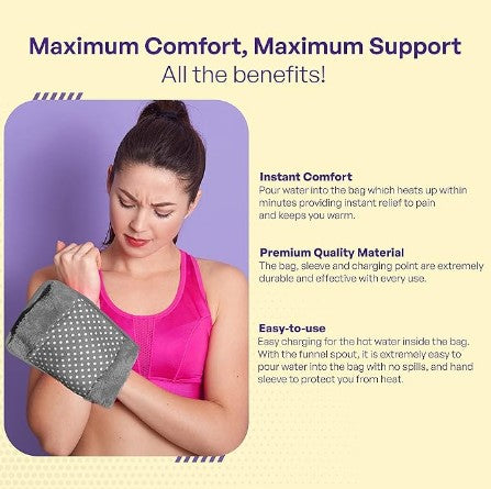 Electric Hot Water Bag - Rechargeable Heating Pad