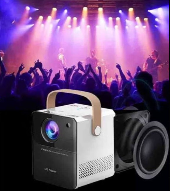 Portable Travel Projector - Compact HD Projector for On-the-Go