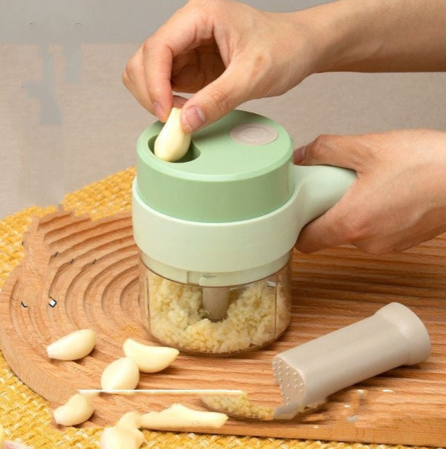 Electric Garlic Masher - Wireless USB Rechargeable Mincer