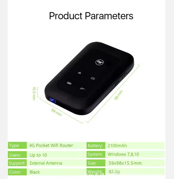 4G Pocket Wifi Router