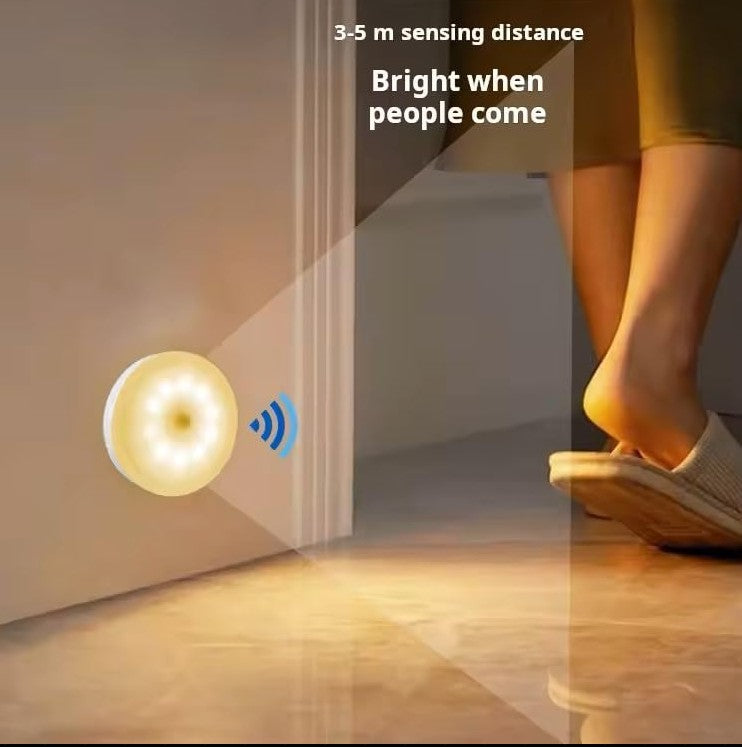 Motion Sensor LED Night Light - Auto On/Off Smart Light