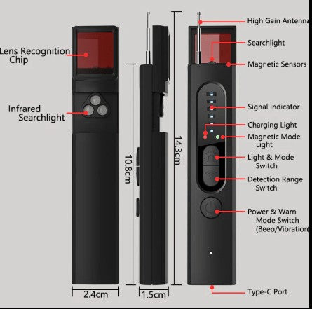 Hidden Camera Detector - Spy Camera Finder Device