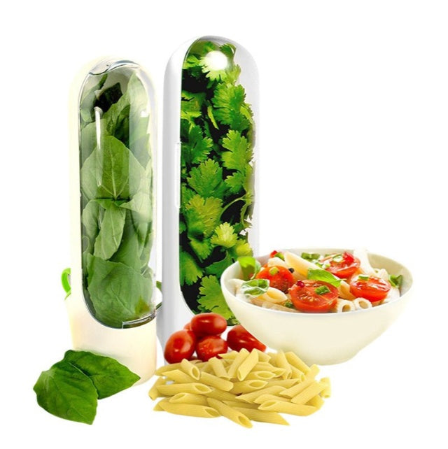 Portable Herb Keeper - Fresh Herb Storage Container