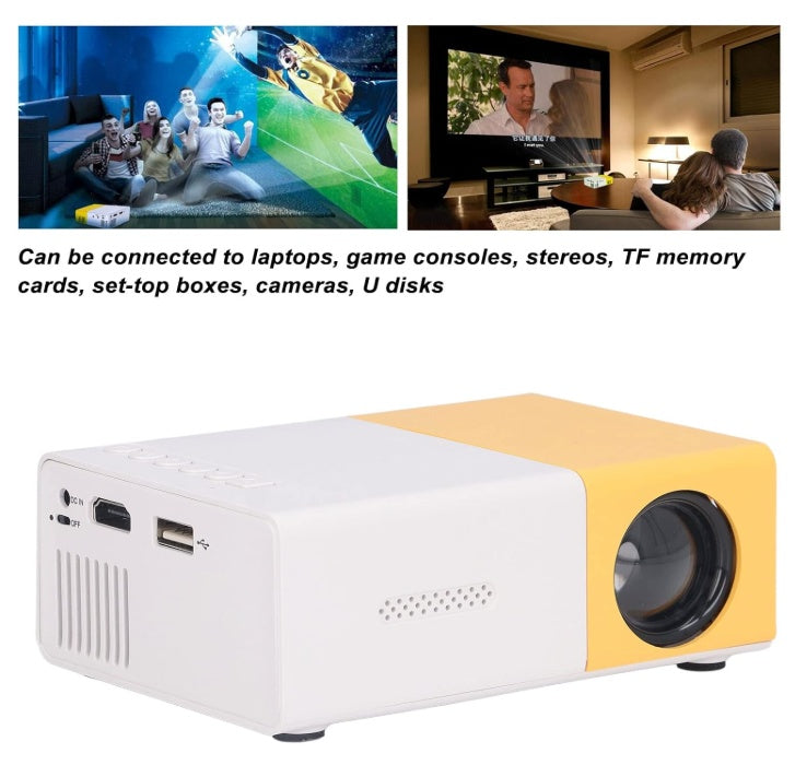 Meer Mini Projector YG-300 - Compact LED Multimedia Projector