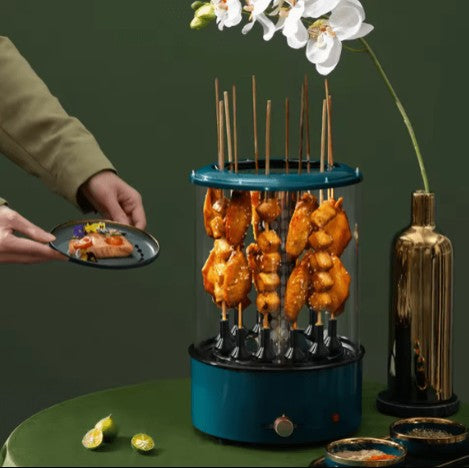 Electric Rotating Grill - Automatic BBQ Rotisserie Skewer