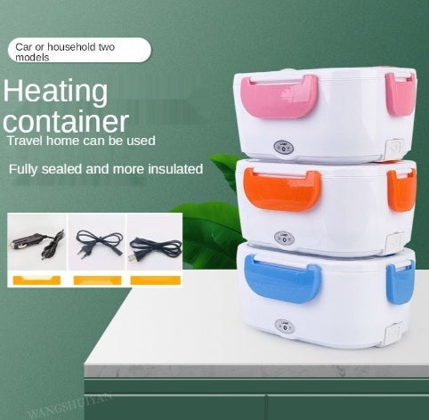 Portable Electric Heater Lunch Box - Dual Voltage Food Warmer