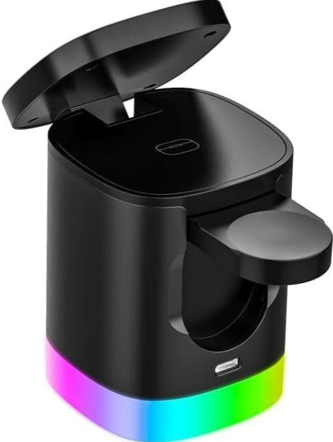 3-in-1 Wireless Charging Station - iPhone, Watch & AirPods Charger