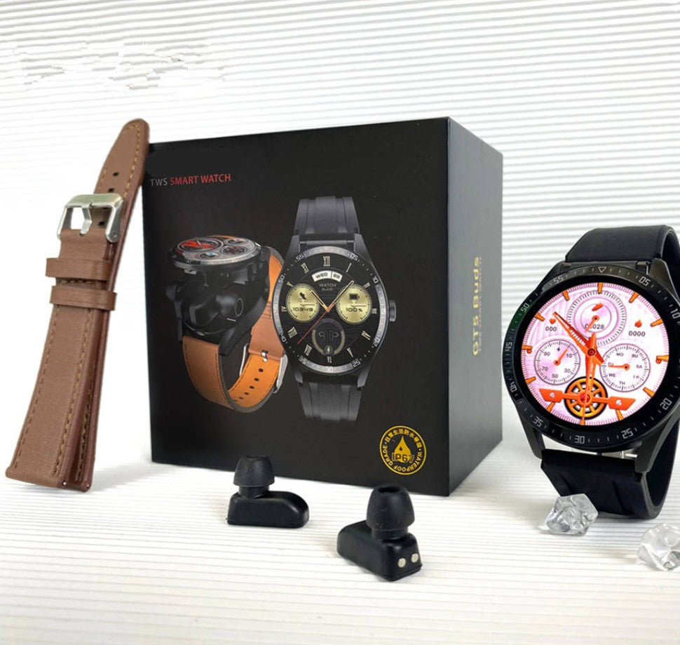 2-in-1 Wireless Earphones Smart Watch - HiFi Bluetooth Headset