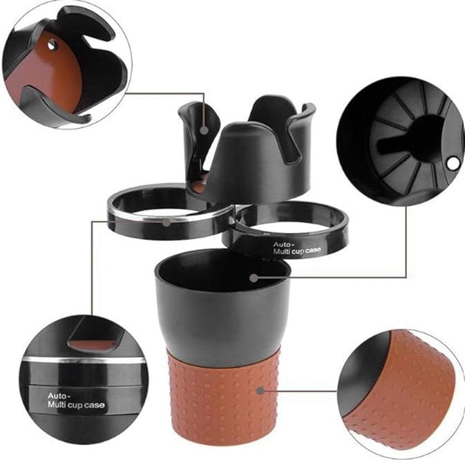 Auto Multi Cup Holder - Expandable Car Cup Holder Organizer