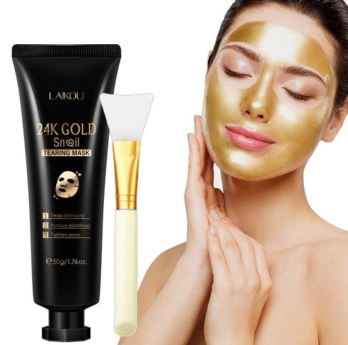 Gold Foil Snail Tear-Off Mask Hydrating