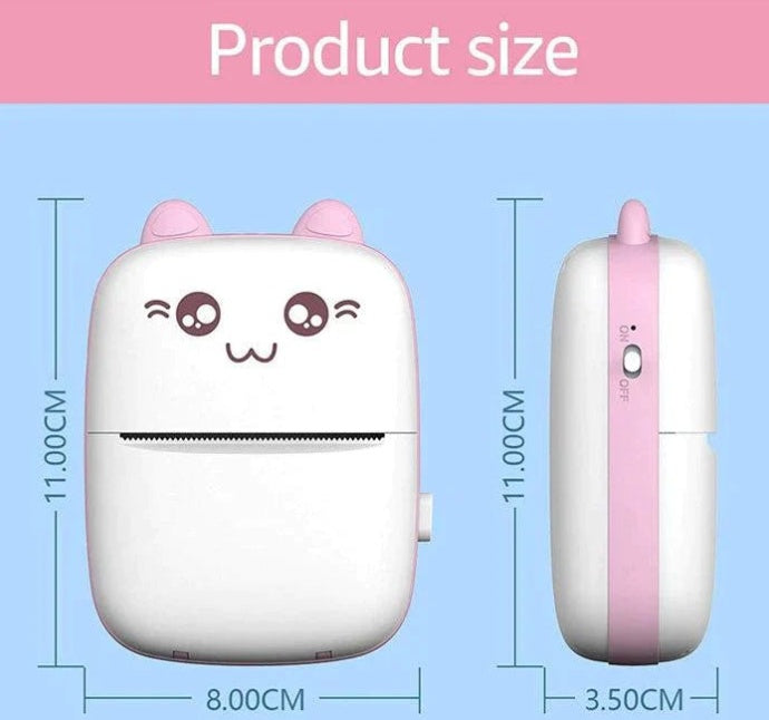 Portable Mini Pocket Printer - Bluetooth Thermal Printer