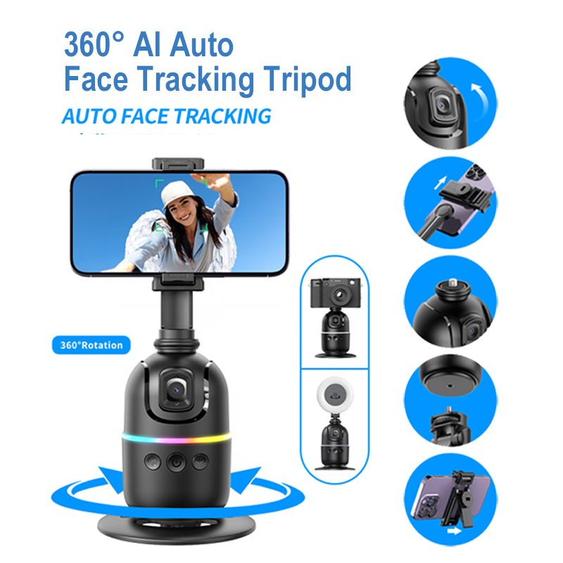 Auto Face Tracking Desktop Gimbal - Smart Phone Holder