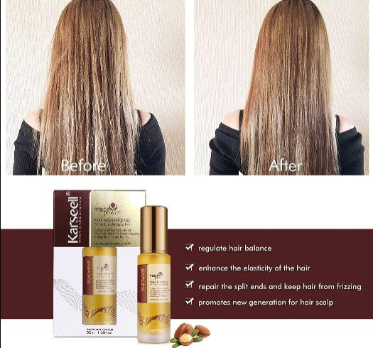 Argan Oil For Hair - Pure Moroccan Hair Treatment Oil