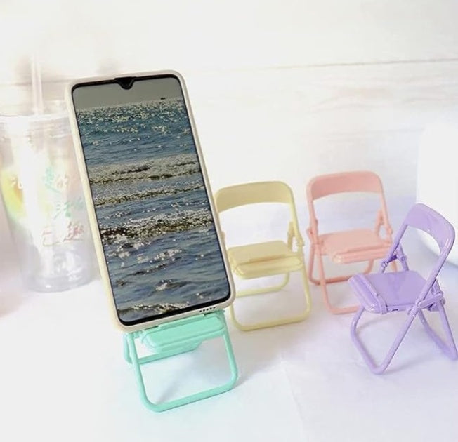 Mini Chair Mobile Support - Portable Phone Stand