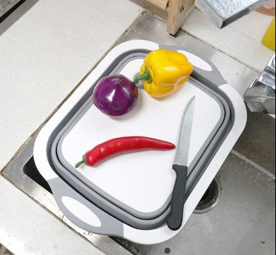 4-in-1 Multi-Board Basket - Cutting Board with Drain Basket