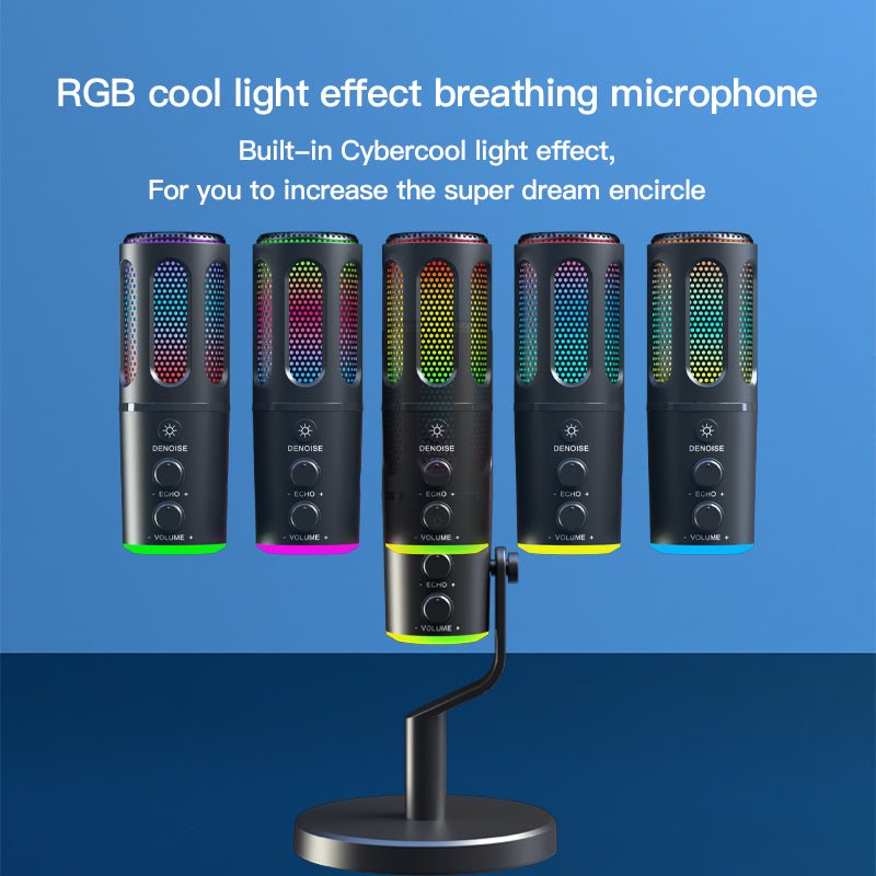 USB Desktop Microphone - Plug and Play Computer Mic