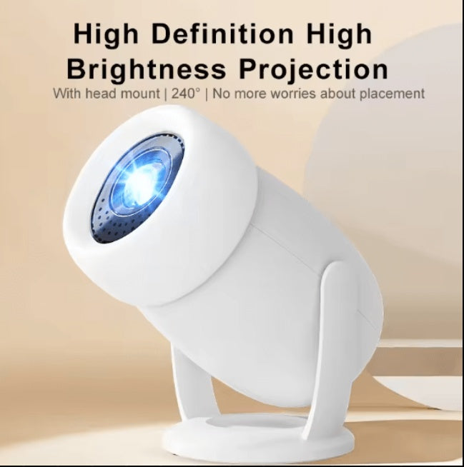 LED Ultra HD WiFi 6 Smart Projector - 4K Home Cinema Projector