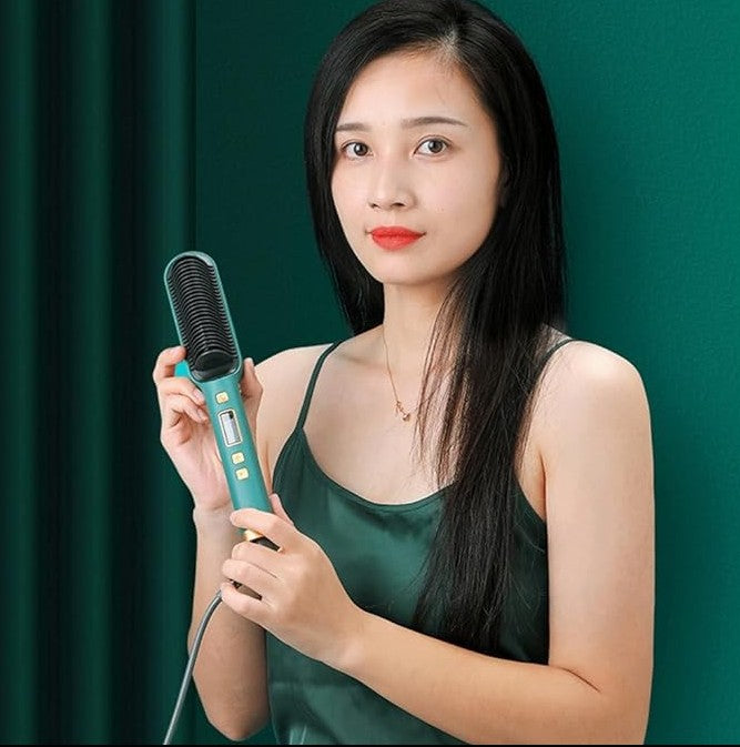 Hair Straightener Comb - Electric Straightening Brush