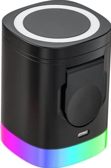 3-in-1 Wireless Charging Station - iPhone, Watch & AirPods Charger
