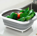 4-in-1 Multi-Board Basket - Cutting Board with Drain Basket