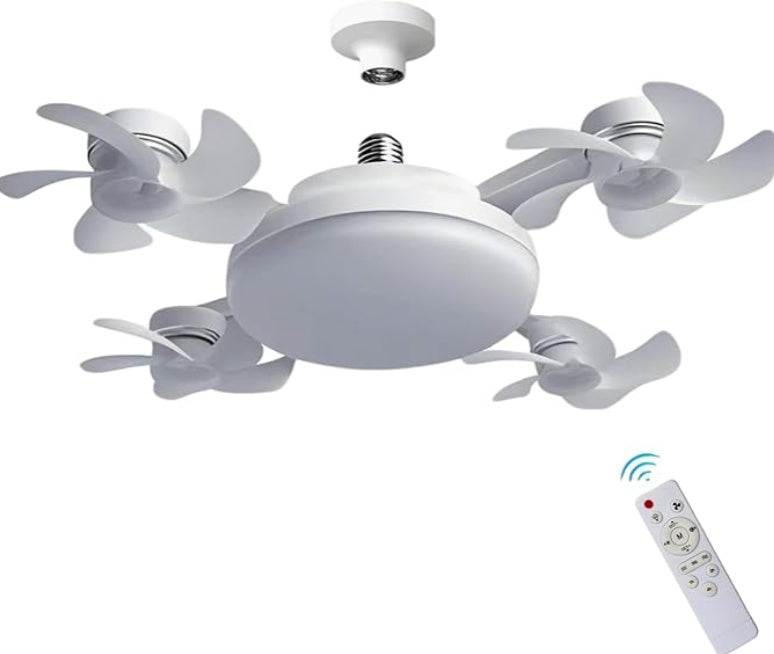 F4 Multifunctional Fan Light - 2-in-1 Ceiling Fan with LED