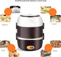 Multi-Functional Electric Cooking Lunch Box - Portable Food Steamer & Warmer