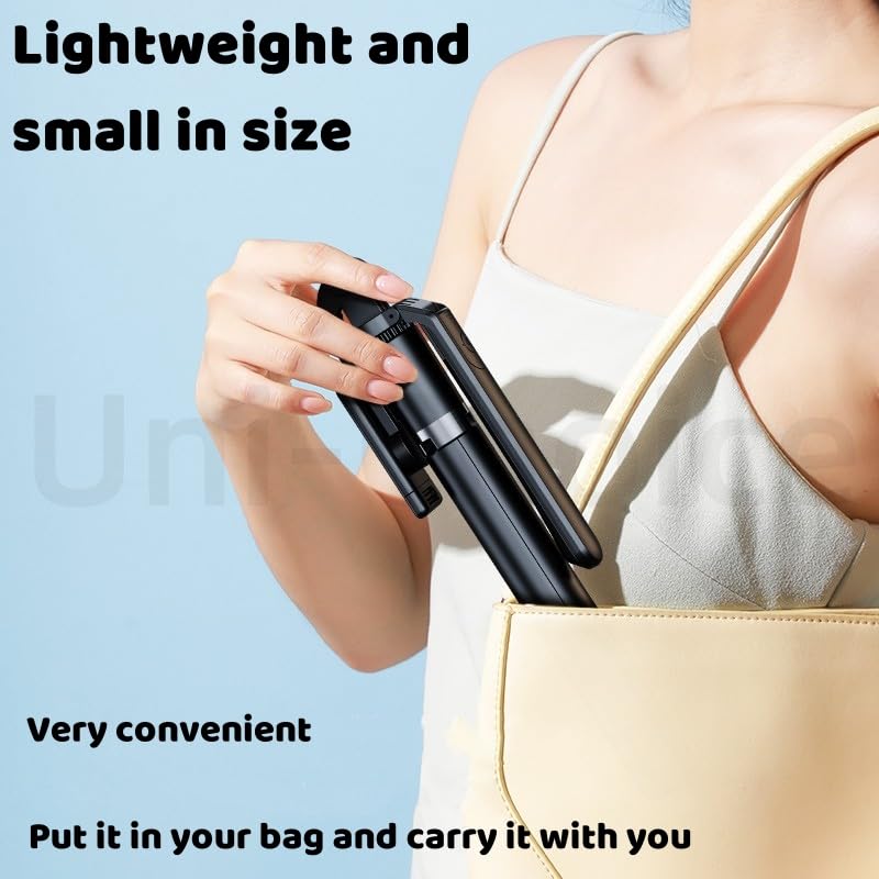 Selfie Stick with Grip Handle - Bluetooth Remote Selfie Stick