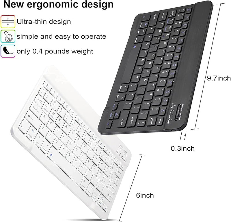 Wireless Mouse & Keyboard Combo - Ergonomic Desktop Set