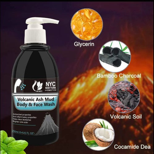 NYC - Volcanic AsH Mud Body & Face Wash