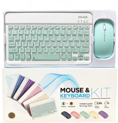 Wireless Mouse & Keyboard Combo - Ergonomic Desktop Set