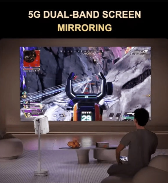 Full HD Smart Projector - WiFi Wireless Home Theater Projector