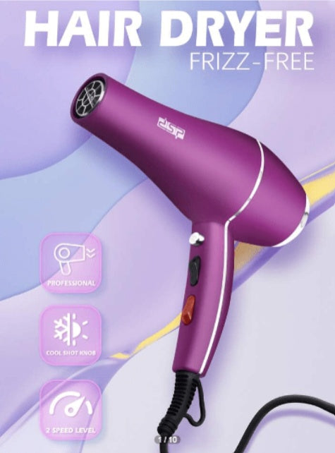 Frizz Free Hair Dryer - Ionic Hair Blow Dryer
