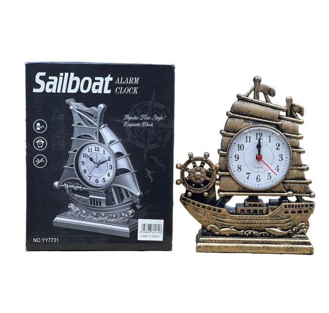 YYJ Clock - Sailboat-Shaped Alarm Clock