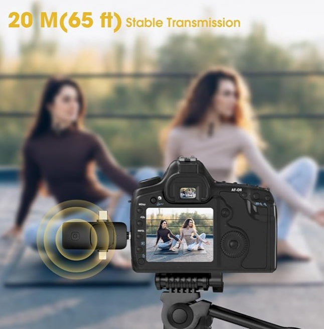 Mini Wireless Streaming Microphone - Portable Lavalier Mic
