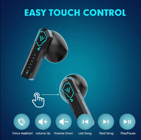 Wireless Stereo 5.49 Earbuds - Bluetooth 5.0 Earphones