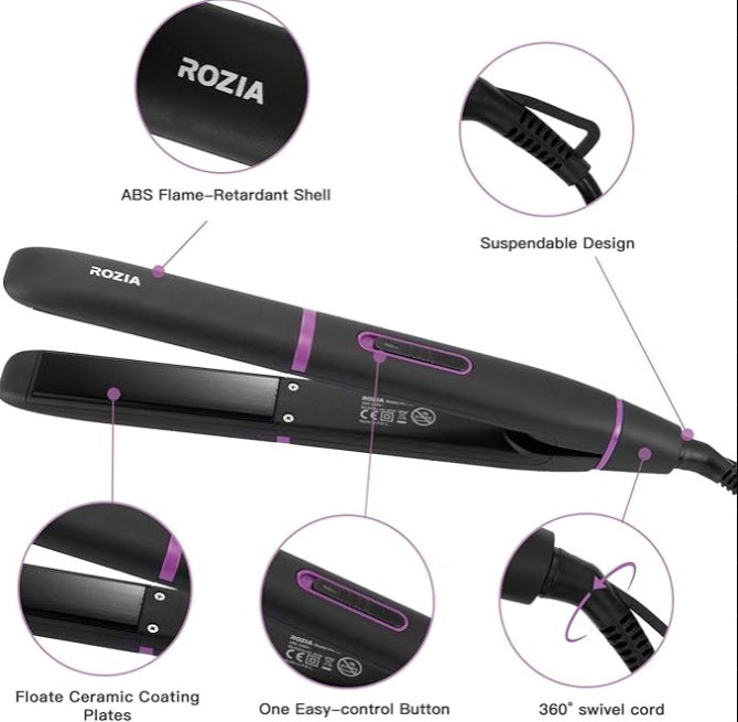Shine Wave Iron - 2-in-1 Hair Straightener & Curler