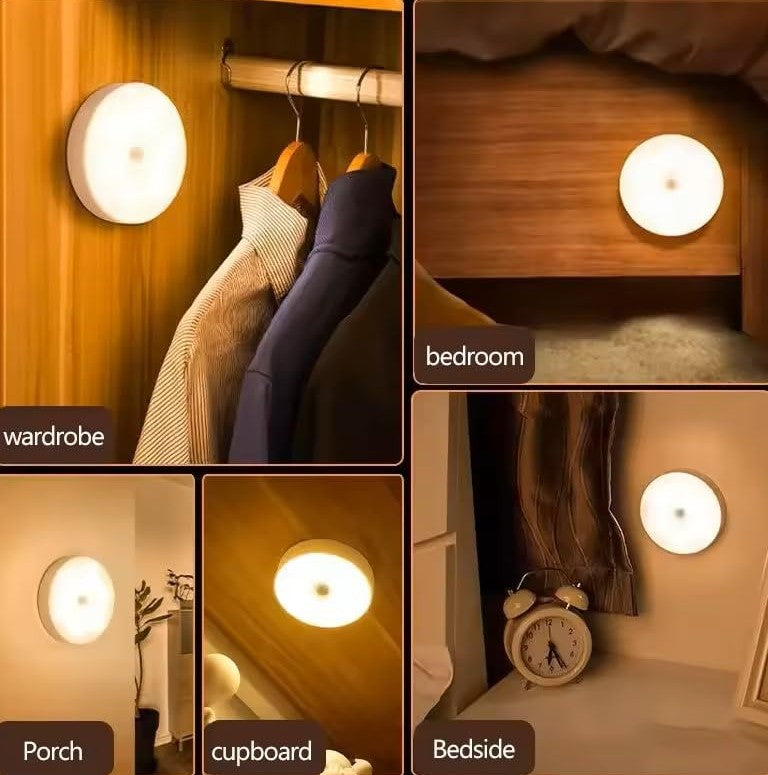 Motion Sensor LED Night Light - Auto On/Off Smart Light