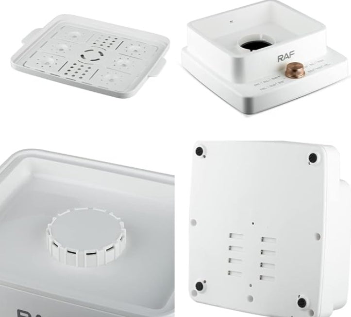 RAF Electric Food Steamer - 3-Tier Healthy Cooking Appliance