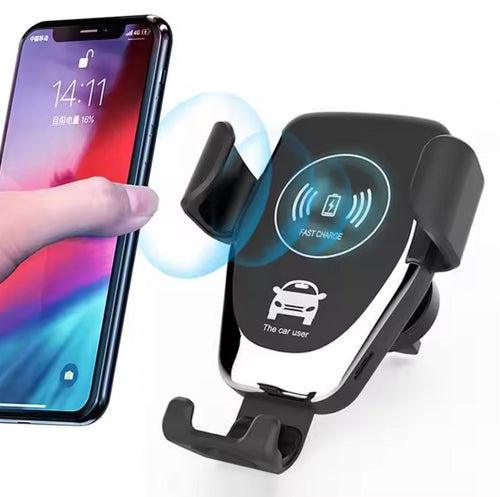 Auto Clamping Wireless Car Charger - Fast Charging Phone Mount