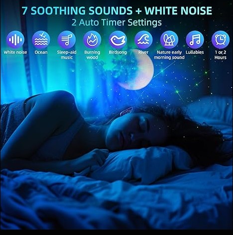 Astronaut Projector - Galaxy Star Night Light Projector