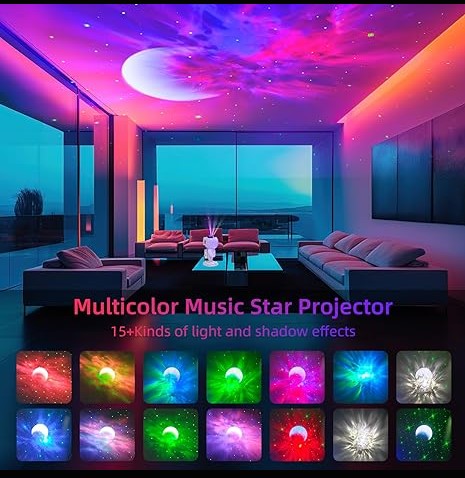 Astronaut Projector - Galaxy Star Night Light Projector