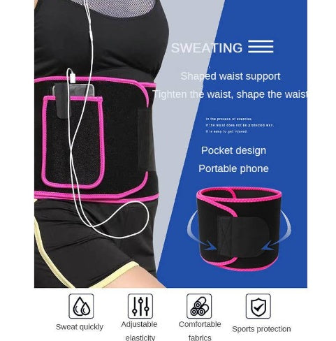 Perspiration Waist Belt - Thermal Slimming Fitness Belt