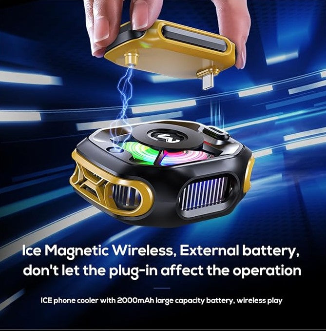 Power Mobile Cooler - Phone Cooling Fan with Power Bank